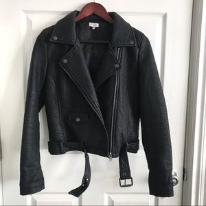 Faux Leather Jacket 🖤